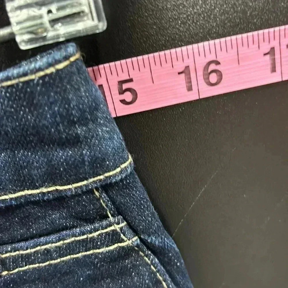 Harley Davidson Midrise boot cut,metallic thread embellished back pockets - Picture 9 of 14